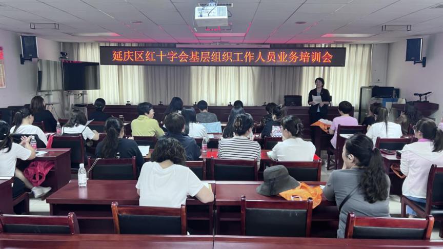 延庆区红十字会基层组织工作人员培训会 (2)